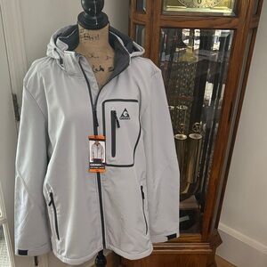 Gerry NWT Men’s Gray Soft Shell Lined Jacket Size XXL